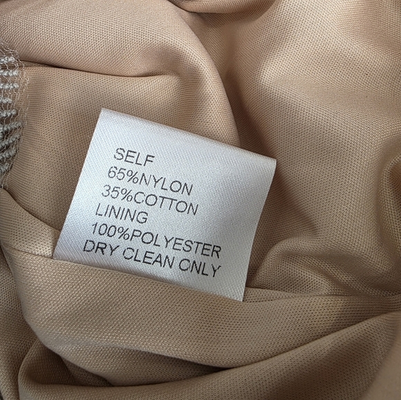 Tadashi Shoji Savita Lace Midi Dress in Gray and Cream Size 6 - Picture 8 of 11